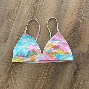 Tie die bra top